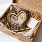 Mein Lieblingsort... Personalisierter Holzaufsteller mit Foto und Spruch, Geschenk für Paar