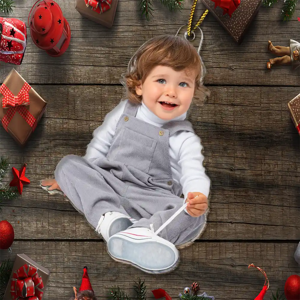 Personalisierter Acryl-Anhänger mit beidseitigem Fotodruck