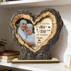 Mein Lieblingsort... Personalisierter Holzaufsteller mit Foto und Spruch, Geschenk für Paar