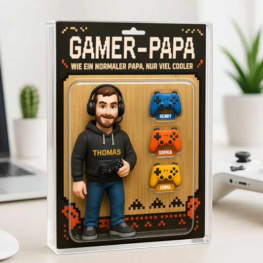 Gamer Papa-Personalisiertes Acrylblock