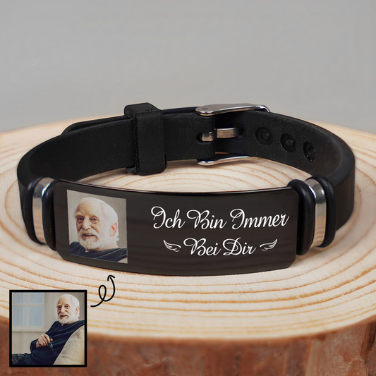 Immer bei dir-Personalisiertes Verstellbares Armband