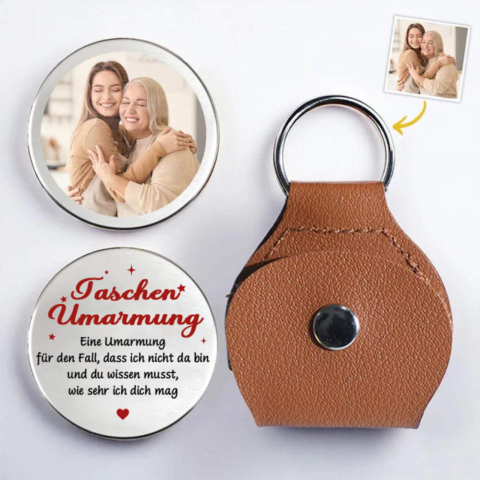 Taschenumarmung mit Foto für Familie