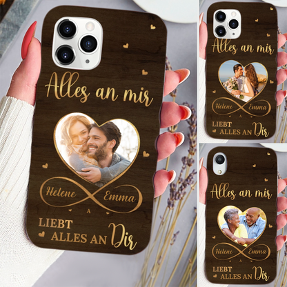 Personalisierte Handyhülle für iPhone und Samsung Geschenk für Liebe