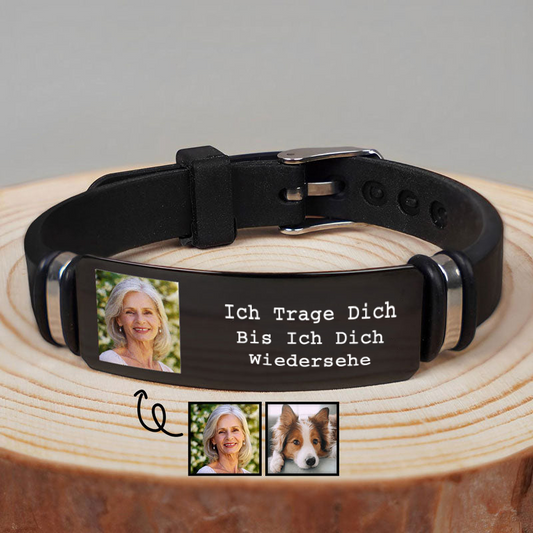 Armband mit Foto Geschenk zur Trauer