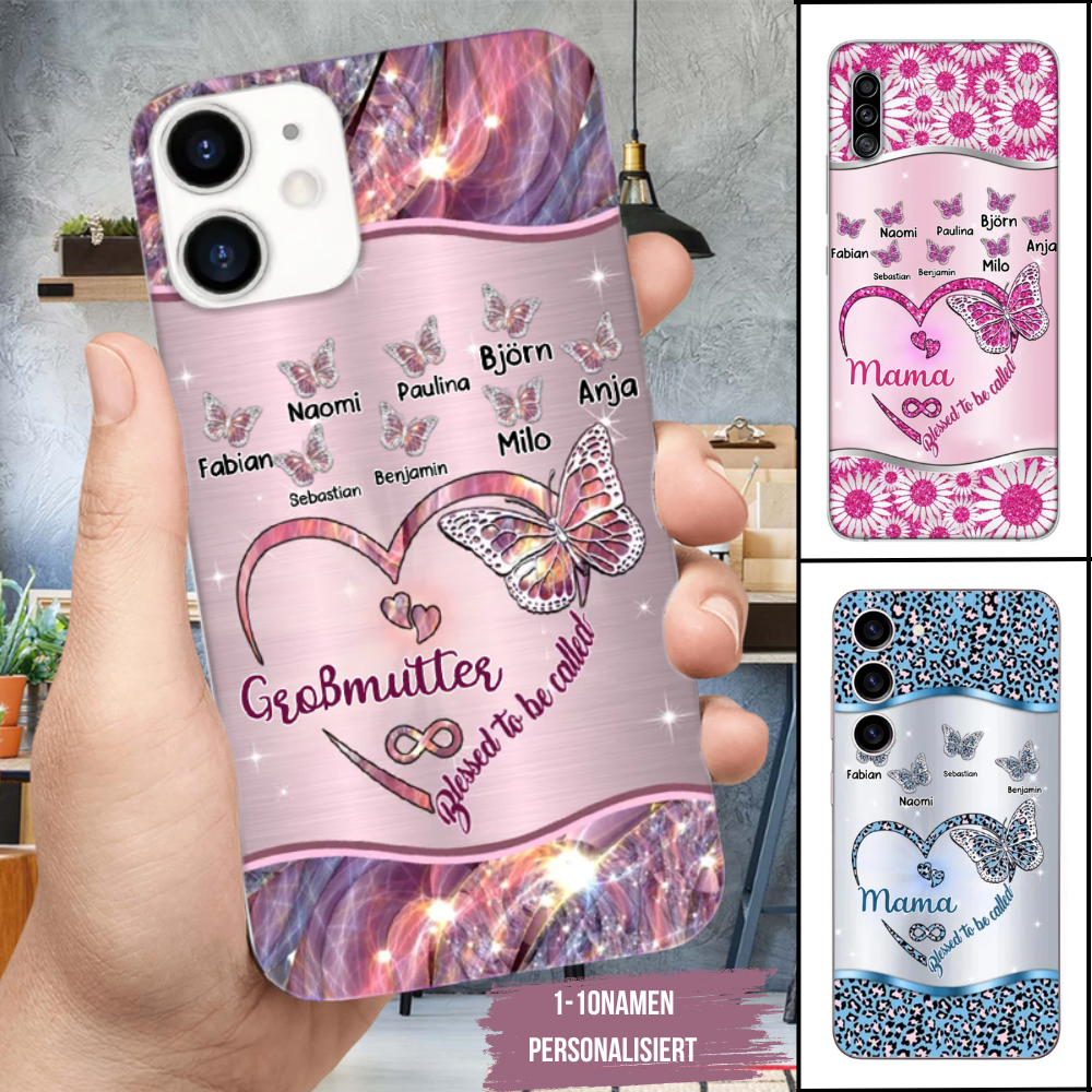 Schmetterling-Personalisierte Handyhülle für iPhone und Samsung