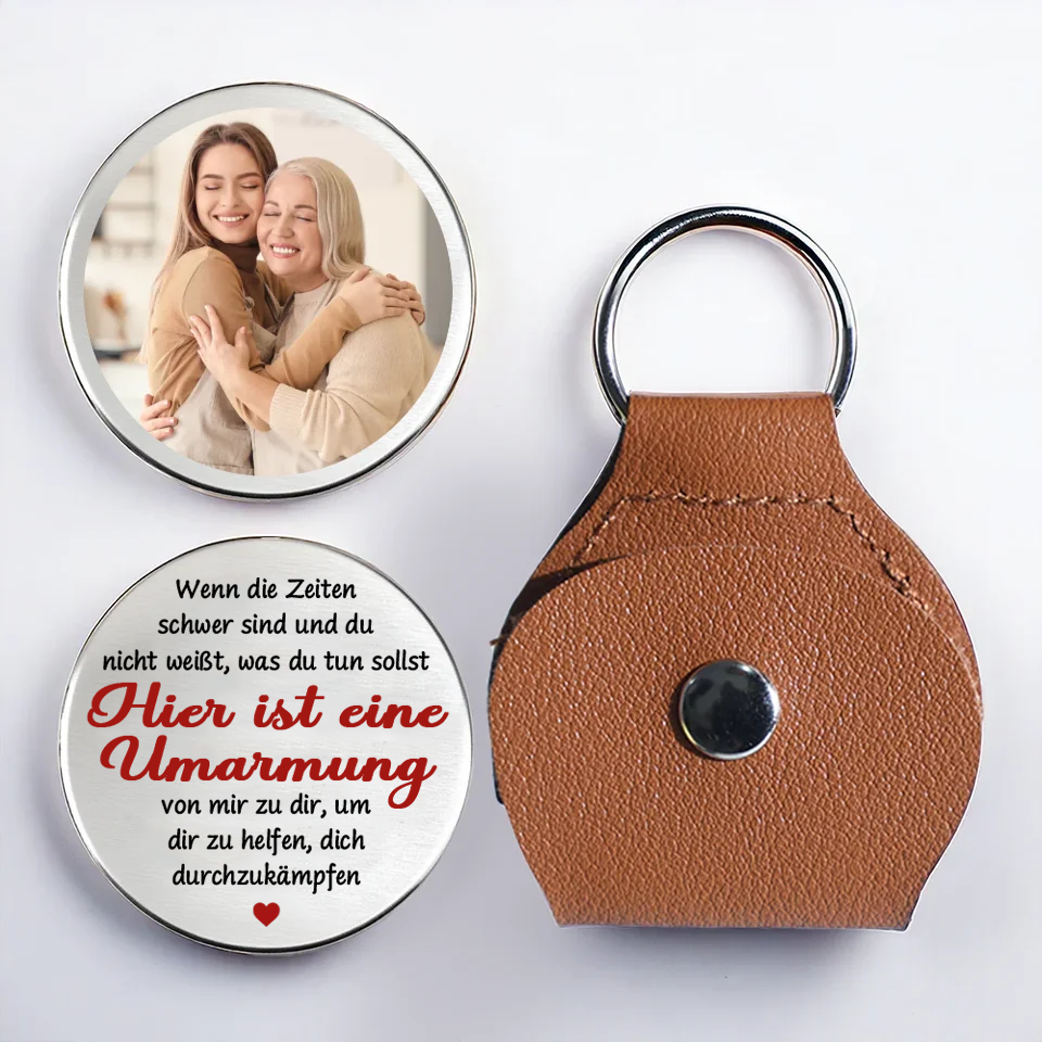 Taschenumarmung mit Foto für Familie