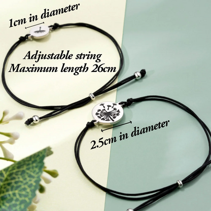 Löwenzahn Armbänder Set-Für das Schulkind-Geschenke zum Schulanfang