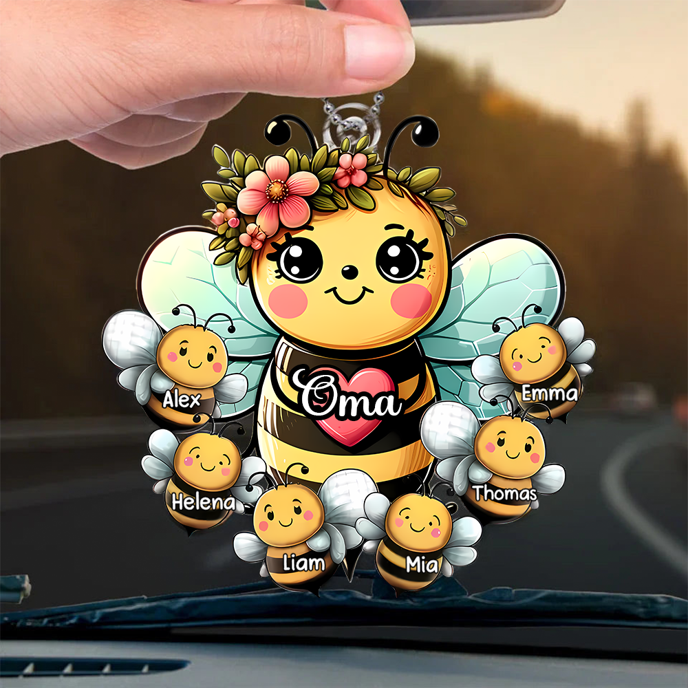 Bienen-Personalisierter Anhänger mit Namen