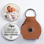 Immer Dein kleines Mädchen-Taschenumarmung mit Foto für Vater und Mutter