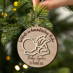 Verlust eines Babys-Personalisiertes Gedenk-Holzornament mit Name