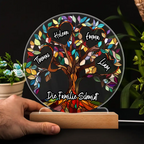 Familienbaum Personalisiertes LED-Nachtlicht für Familie