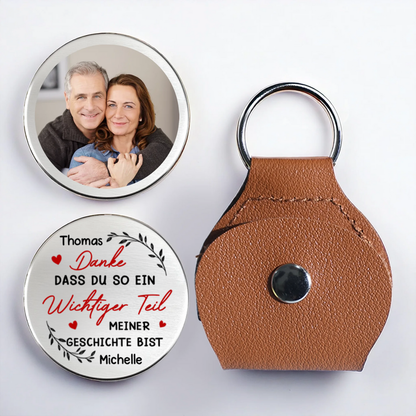 Dankeschön-Geschenk Personalisierte Taschenumarmung(Pocket Hug) mit Namen Geschenk für Paar