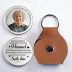 Taschenumarmung mit Foto Trauergeschenk