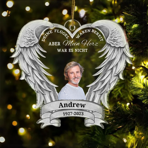 Flügel Weihnachtsgeschenk Acrylschmuck Gedenkgeschenk Trauer