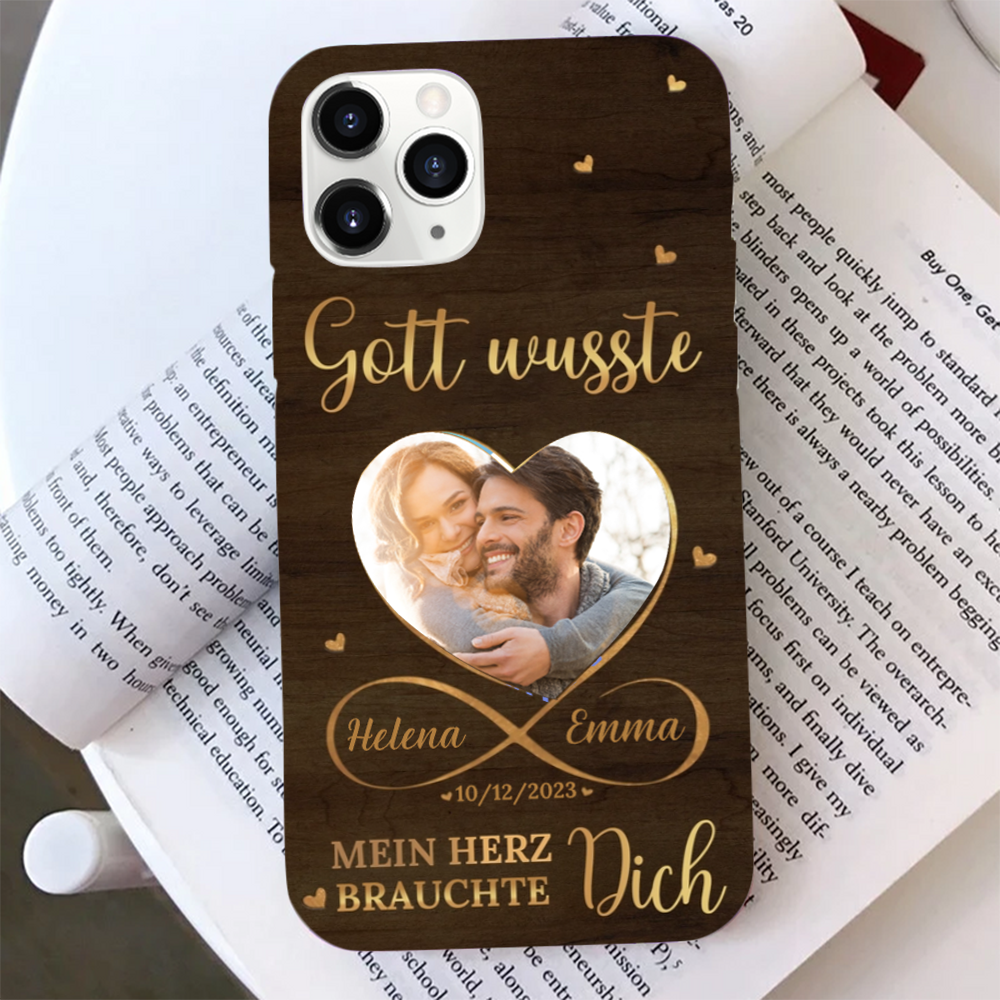 Personalisierte Handyhülle für iPhone und Samsung Geschenk für Liebe