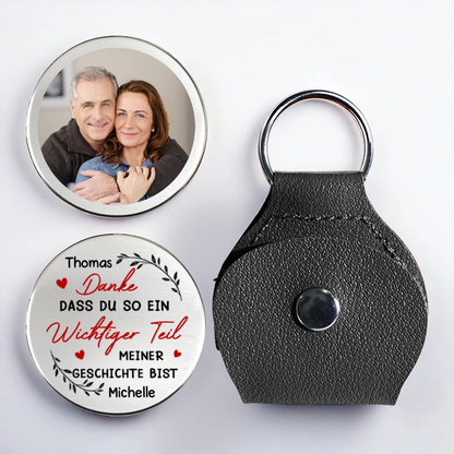 Dankeschön-Geschenk Personalisierte Taschenumarmung(Pocket Hug) mit Namen Geschenk für Paar