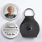 Taschenumarmung mit Foto Trauergeschenk