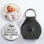 Immer Dein kleines Mädchen-Taschenumarmung mit Foto für Vater und Mutter