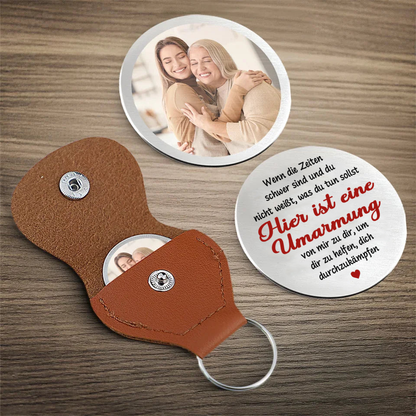 Taschenumarmung mit Foto für Familie