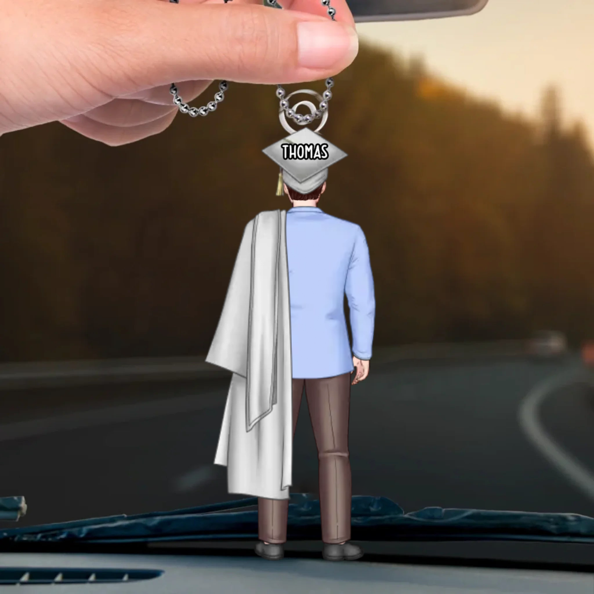 Abschlussfeier Personalisierter Autoanhänger