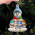 Schneemännchen - Acrylanhänger Christbaumanhänger Geschenk für Oma