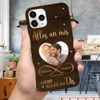 Personalisierte Handyhülle für iPhone und Samsung Geschenk für Liebe