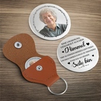 Taschenumarmung mit Foto Trauergeschenk