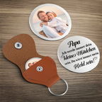 Immer Dein kleines Mädchen-Taschenumarmung mit Foto für Vater und Mutter