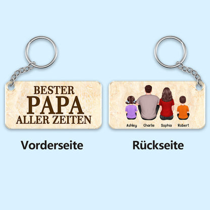 Geschenk für Papa Personalisierter Acryl-Schlüsselanhänger