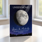 Unser Mond für Paar- Personalisiertes Acrylblock mit Mondphase, Namen und Spruch