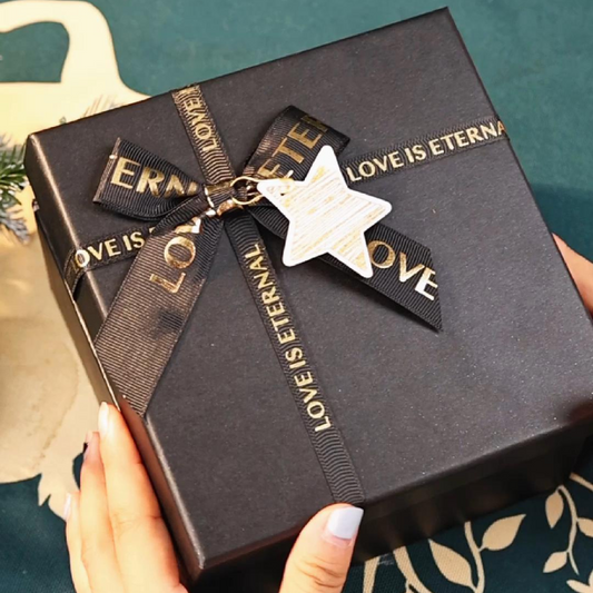 Schwarz Geschenkbox 16*16*7cm