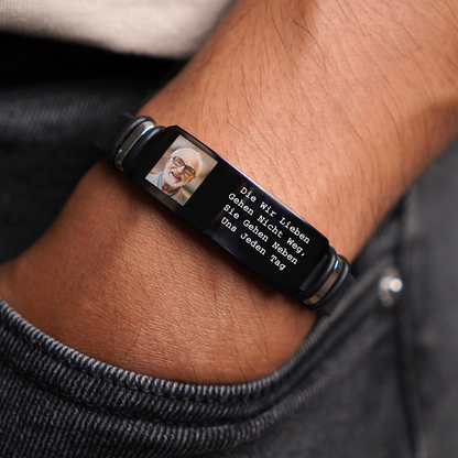 Armband mit Foto Geschenk zur Trauer