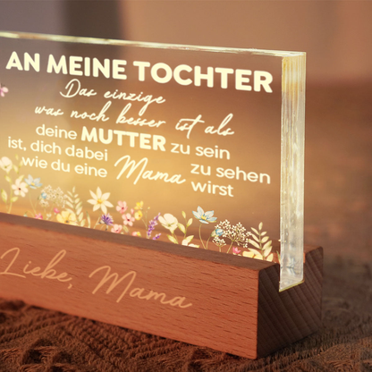Personalisiertes Nachtlicht für Tochter zum Muttertag