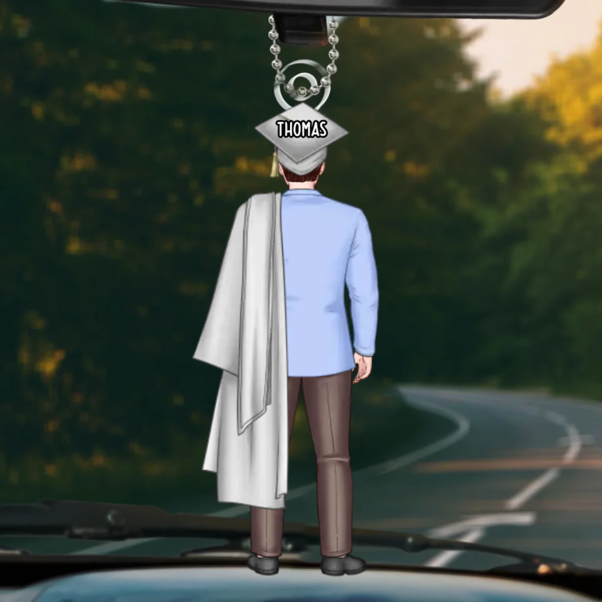 Abschlussfeier Personalisierter Autoanhänger
