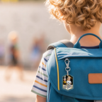 Personalisierter Acryl-Schlüsselanhänger für Kinder: National-Team Fußball ID Card