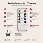 Timer mit Fernbedienung für LED-Kerzen