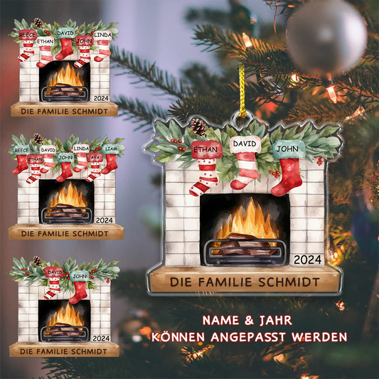 Strümpfe am Kamin-Individuelle Weihnachtsschmuck Weihnachtsdeko