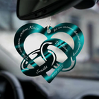  Anhänger Unendliche Liebe mit 2 Namen & Datum