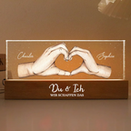 Personalisierte Nachtlicht Handheart