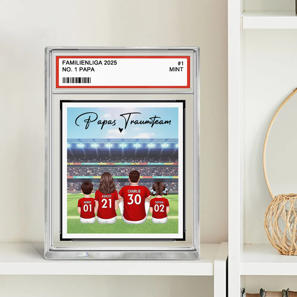 Fußballfamilie-Personalisierte Acryltafel