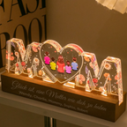 Personalisiertes MOM-Nachtlicht mit 1-8 Personen Geschenke für Mama