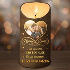Personalisierte LED-Kerze Geschenke für Liebespaar