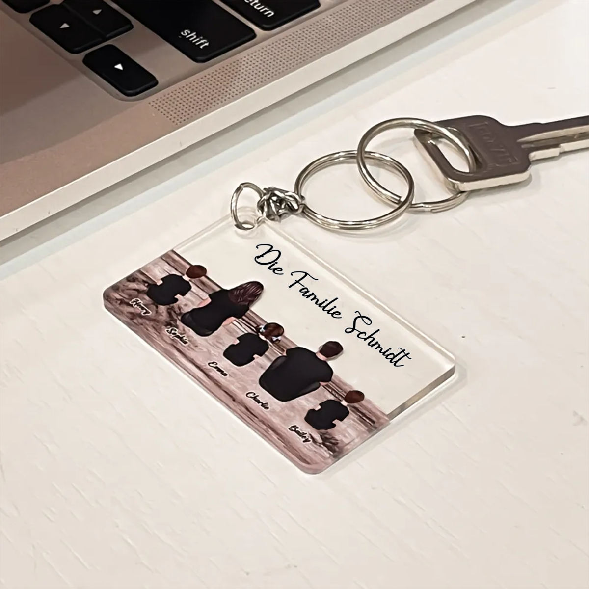 Acryl-Schlüsselanhänger-Personalisierte Geschenke für Familie