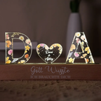 2 Buchstaben Personalisiertes LED-Nachtlicht Geschenk für Liebespaar