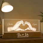 Personalisierte Nachtlicht Handheart