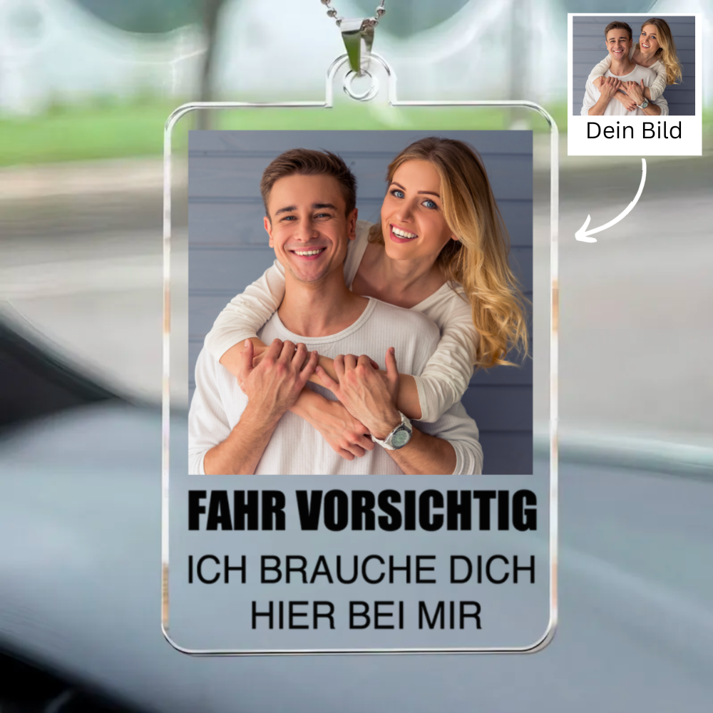 Fahr Vorsichtig Foto Anhänger