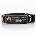 Schutzengel-Personalisiertes Silikon-Armband Trauergeschenk