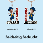 Abschlussfeier-Personalisiertes Acryl-Schlüsselanhänger mit Foto
