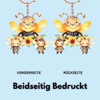 Bienen-Personalisierter Schlüsselanhänger für Oma und Mama