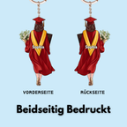 Abschlussfeier-Personalisiertes Acryl-Schlüsselanhänger